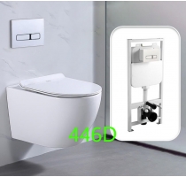 Bồn Cầu Treo Tường Nắp Êm 447