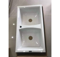 Chậu Chén  2 Hộc  Đá Nhân Tạo