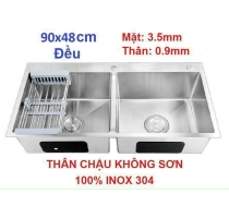 Chậu Chén 9048 Inox  304 Không Sơn