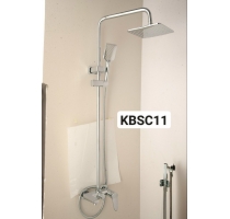 Sen Cây Vuông Nóng Lạnh Đồng Thau Mạ Crome