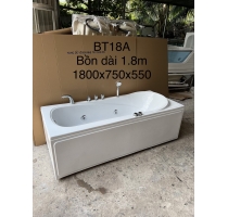 Bồn tắm Dài  Có Sen Vòi Và Hệ Thống Massa BT18A