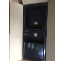 Chậu Rửa Chén 2 Hộc 1 Cánh Đá Nhân Tạo