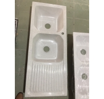 Chậu Rửa Chén 2 Hộc 1 Cánh Đá