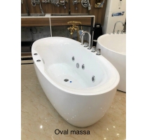 Bồn Tắm Ovan Có Sen Vòi Và Hệ Thống Massa