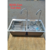 CHẬU ĐÚC 8245 CÂN CÀI DAO  INOX 304 3.5