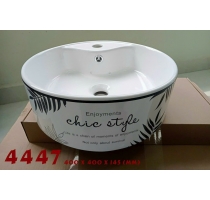 Lavabo tròn Đaạ Bàn Lá  447D4