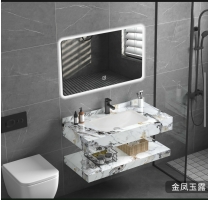 Bàn Đá 2 Tầng Vân Đen