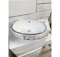 LAVABO TREO GÓC PHẢI HƯƠU ĐEN