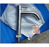 Vòi Lavabo Lạnh Tay Điếu Cao 2T Inox 201