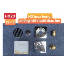 Hố Ga Inox Bóng Chống Hôi Chuôi Thau Lớn