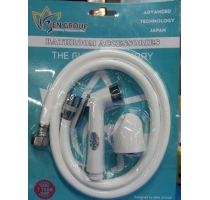 Vòi Xịt Vệ Sinh Trắng Đầu Mạ Crome