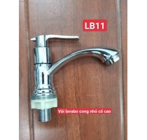 Vòi Lavabo Cong Nhỏ Cổ Cao