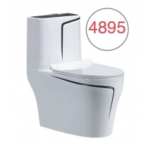 Bồn Cầu Trắng Viền Đen C 4895