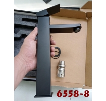 Vòi Lavabo Nóng Lạnh Đen Cao 3T