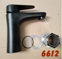 Vòi Lavabo Nóng Lạnh Đen Cao 2T