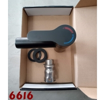 Vòi Lavabo Nóng Lạnh Đen 6616