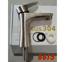 Vòi Lavabo Lạnh Inox Mờ