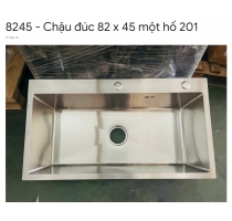 Chậu Đúc1 Hố 8245  Inox 201