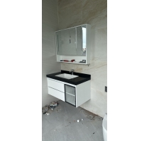 Tủ Lavabo 80 Mặt Đá Đen