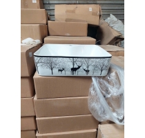 Lavabo Vuông Đặt Bàn Huơu Đen 1442