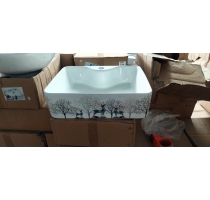 Lavabo Vuông Huơu Xanh 5442