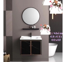 Tủ nhôm GH-035 - 60cm gương 50*50