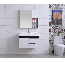 Tủ nhựa pvc trắng đen  80*47 - 015