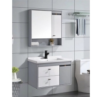 Tủ nhựa pvc xám trắng  80*47- 025