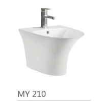 Chậu Lavabo Treo  Liền Khối Trắng