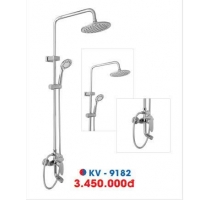 Sen Cây Tròn Nóng Lạnh Đồng Thau Mạ Crome KV- 9182