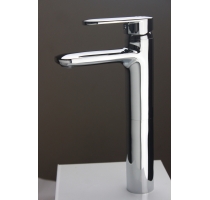 Vòi Lavabo Nóng Lạnh Đồng Thau Mạ Crome Cao 3T VL10