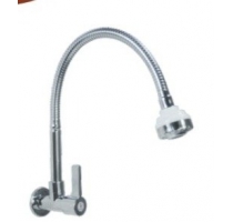 Vòi Chén Lạnh Lò Xo Âm Tường Đồng Thau Mạ Crome