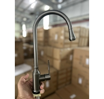 Vòi chén lạnh Inox phủ nano xám 6417