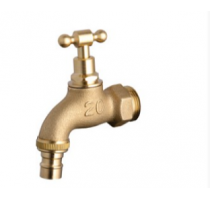 Vòi Hồ Đồng Thau Tay Vặn Răng 27 HD 106B