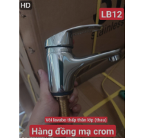 Vòi Lavabo Lạnh Đồng Thau Mạ Crome